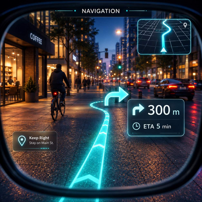 AI Smart Glasses with 8MP Camera